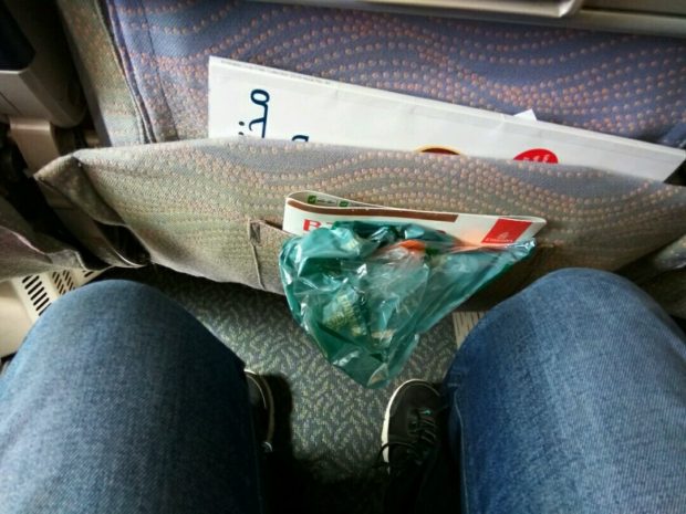 Leg room on Emirates 777.