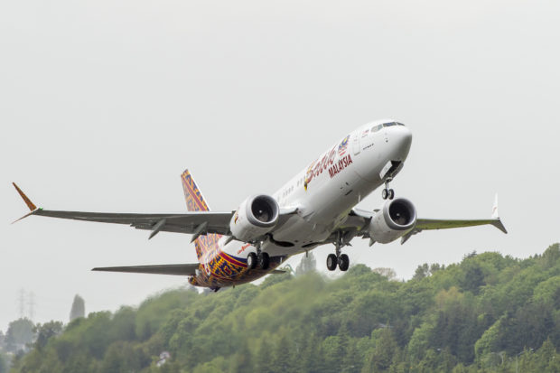 First Boeing 737 MAX 8 delivered to Malindo Air. Boeing image.