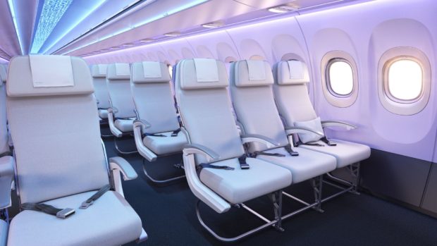Airbus A320 Airspace cabin. Airbus image.