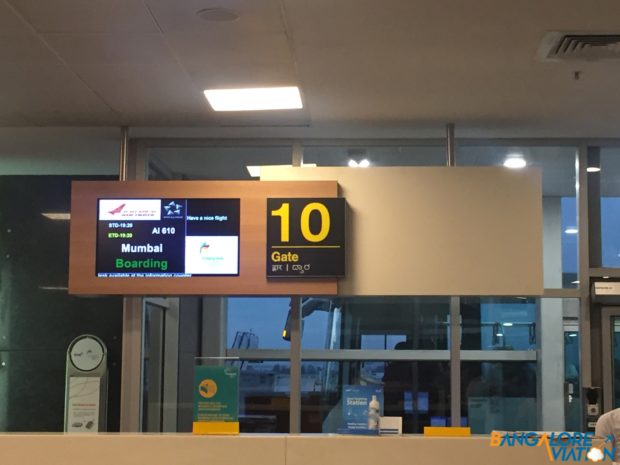 The bus boarding gate from which the aircraft was boarded.