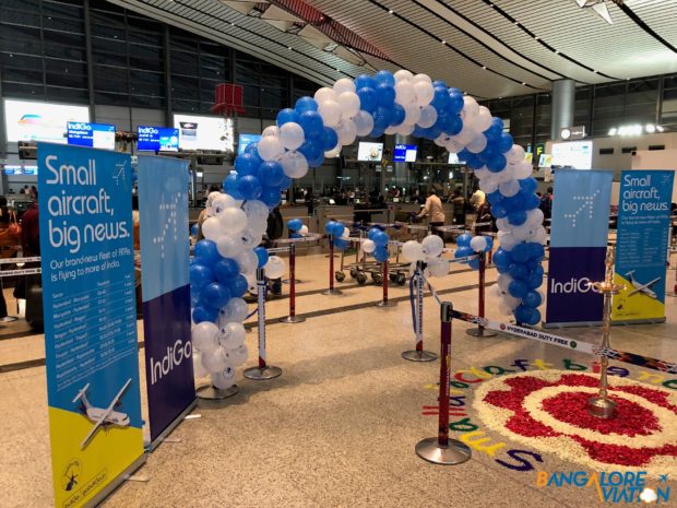 The ballon arch.