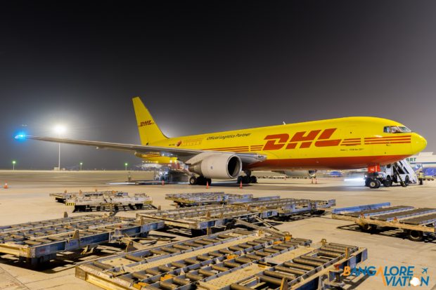 DHL International Boeing 767-200(BDSF) A9C-DHJ.