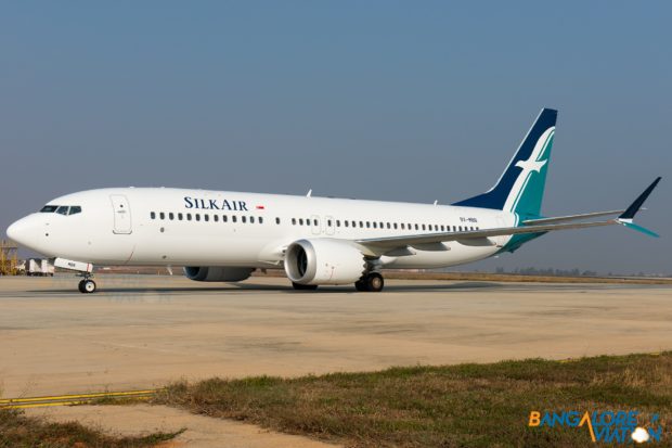 SilkAir Boeing 737 MAX 8 9V-MBB.