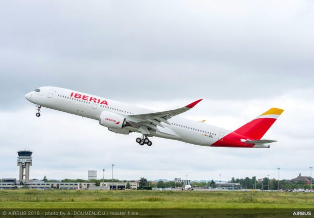 Iberia receives first high MTOW A350-900.