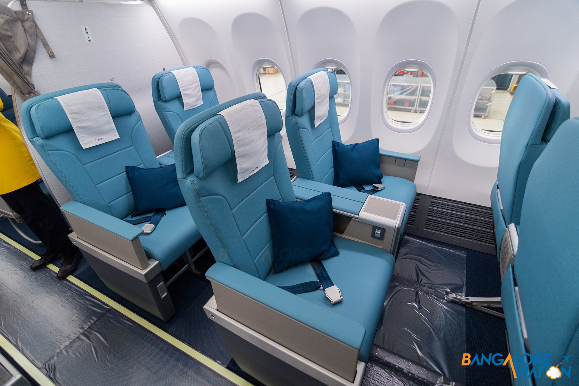 The New Jet Airways Boeing 737 Max Exclusive Cabin Photos Bangalore Aviation
