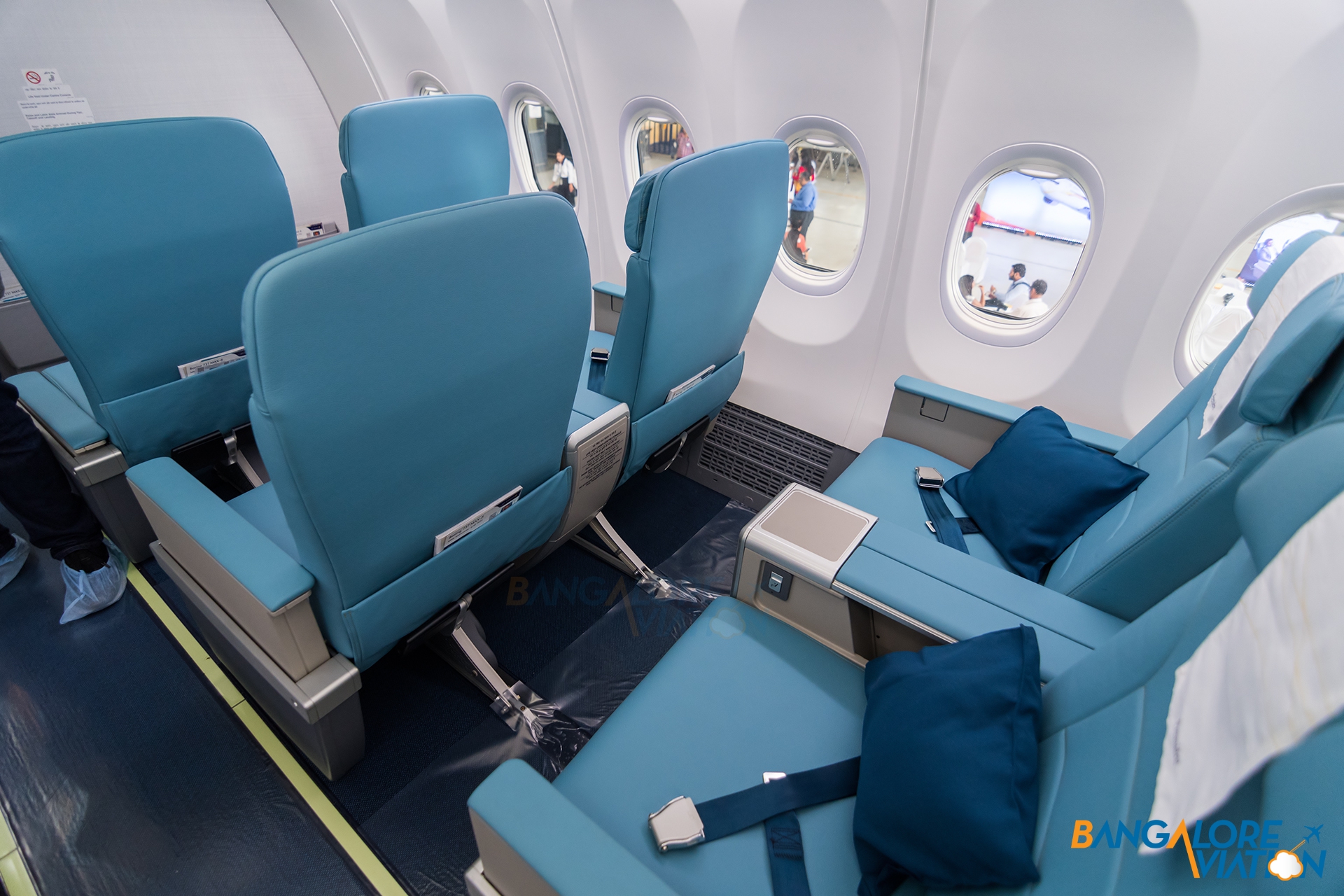 The New Jet Airways Boeing 737 Max Exclusive Cabin Photos Bangalore Aviation