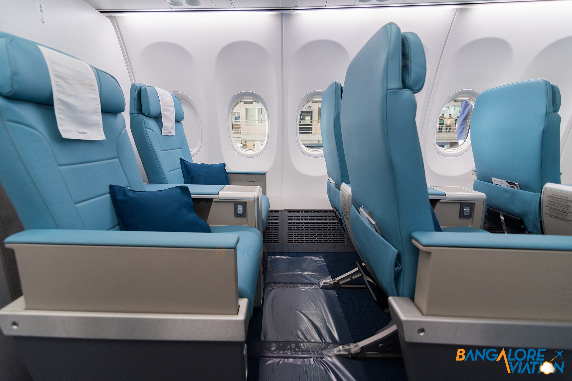 The New Jet Airways Boeing 737 Max Exclusive Cabin Photos Bangalore Aviation