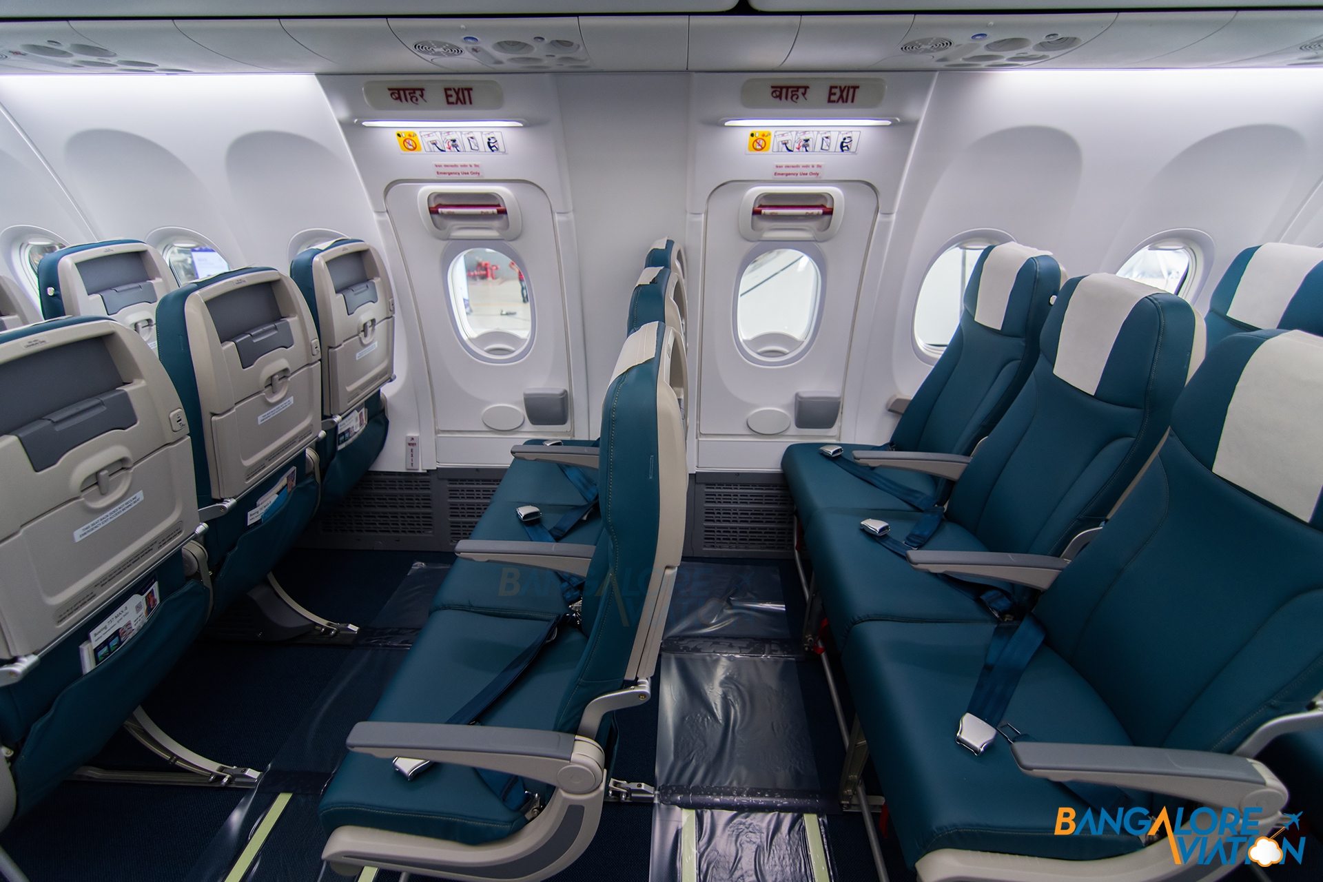 The New Jet Airways Boeing 737 Max Exclusive Cabin Photos Bangalore Aviation