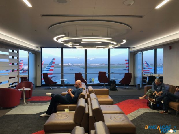 View as you enter the AA Flagship lounge at Chicago.