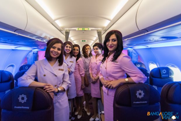 The retro crew uniform that will be used on special flights of the Retro Livery Tata SIA Airlines Vistara A320neo. Image copyright Devesh Agarwal. Used with permission.