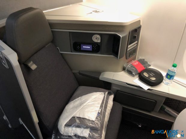 American Airlines Boeing 787-8 Business class seat.