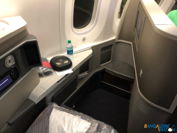 American Airlines Boeing 787-8 Business class seat.