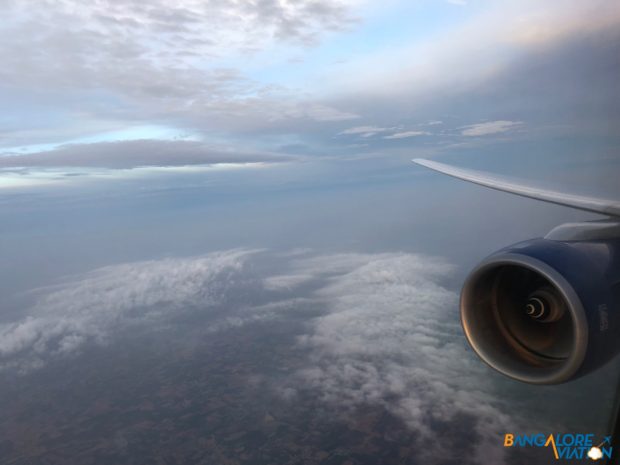 Landing in Bangalore.