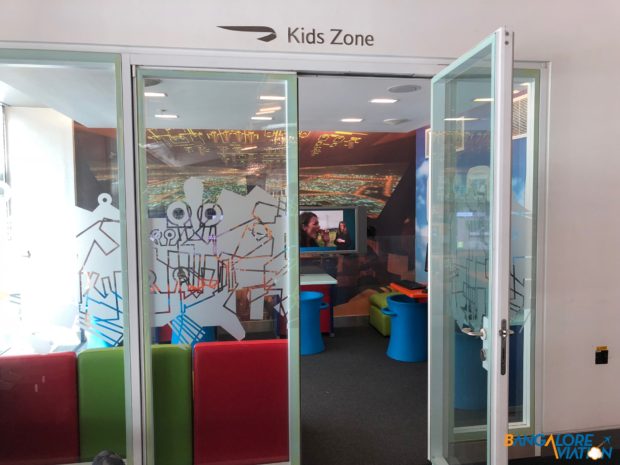 The kids zone at British Airways' Galleries terminal 5B Lounge.