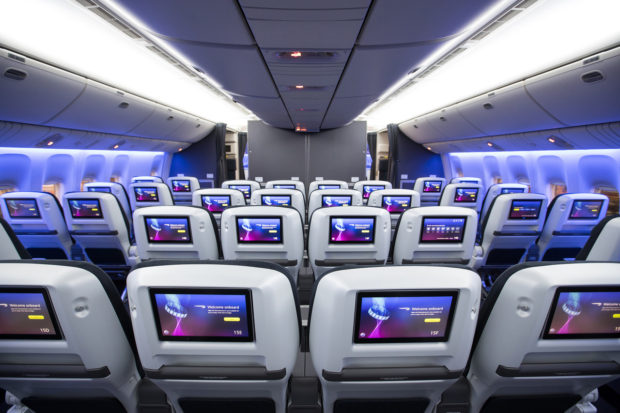 The new World Traveler Plus seat on a British Airways 777.