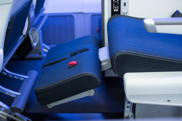 The new World Traveler Plus seat on a British Airways 777.