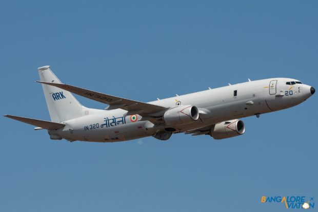 Completing the first set of flypasts was the Indian Navy Boeing P-8I.