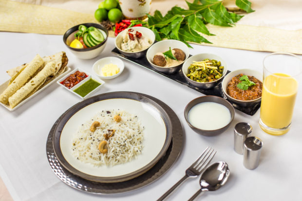 Singapore Airlines Shahi Thali in First/Suites Class on flights to and from India